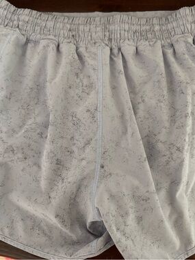 lululemon athletica Light Gray Marbled Athletic Shorts